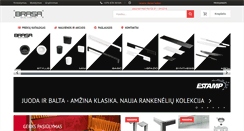 Desktop Screenshot of brasa.lt